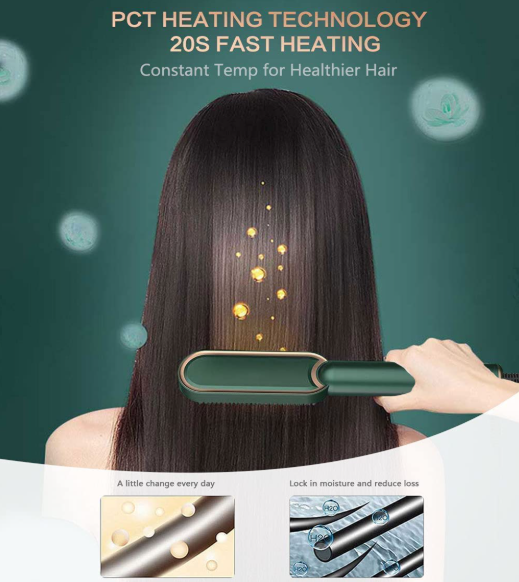 Hair straightning Brush