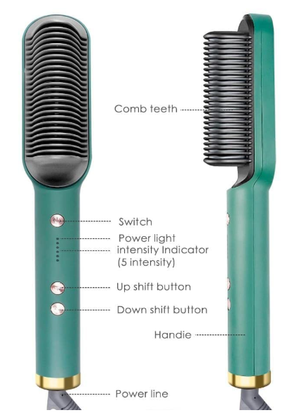 Hair straightning Brush